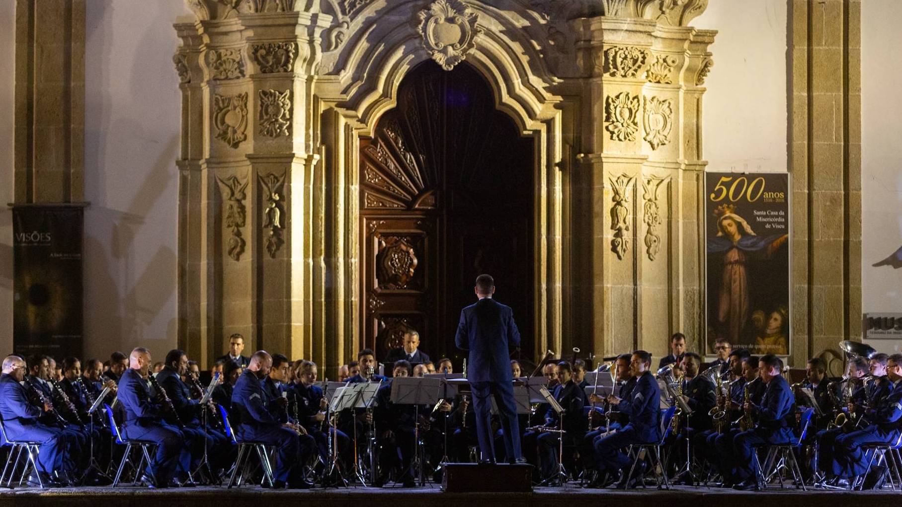 Banda de Msica da Fora Area alegra noites da cidade de Viseu