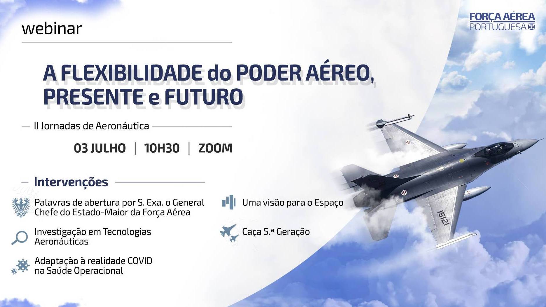 Assista ao Webinar das II Jornadas de Aeronutica