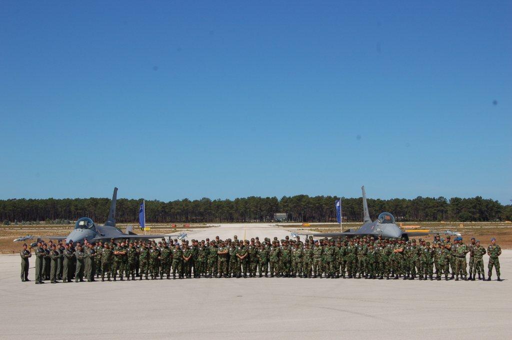 Cerimnia de partida do Destacamento Areo