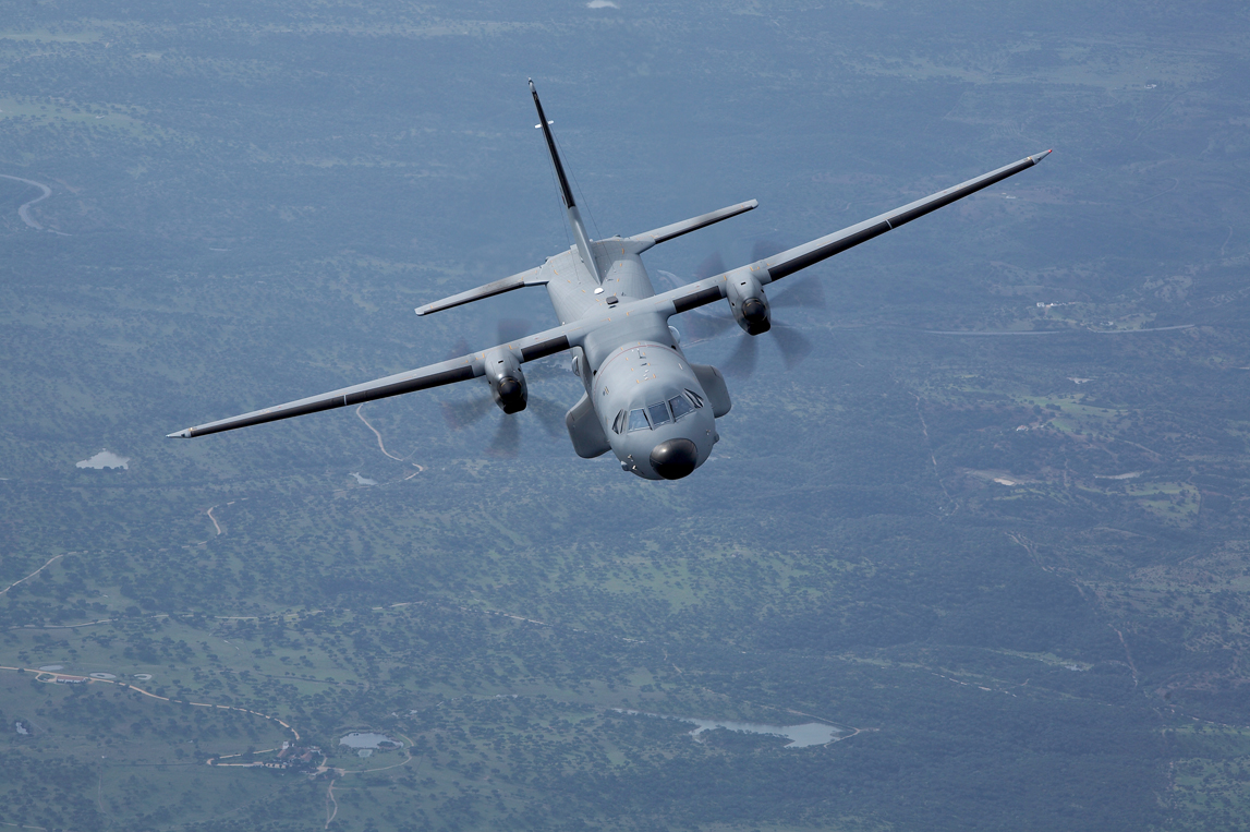 C-295 apoia Protecção Civil no combate aos incêndios