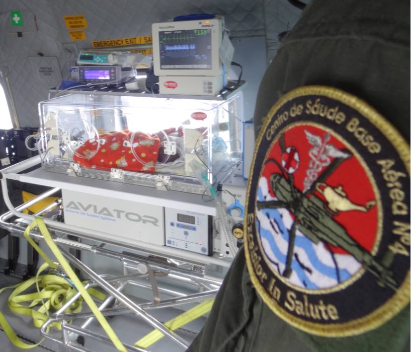 Bebé nasce a bordo de um EH-101 Merlin