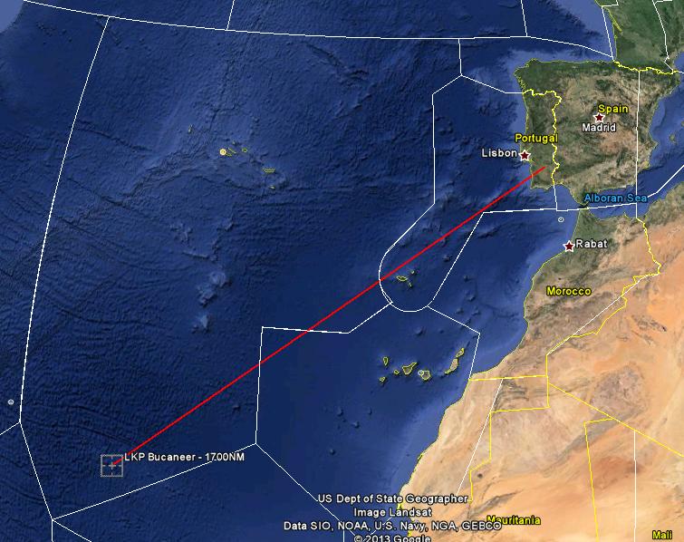 Fora Area colabora em resgate a 2.000 Km de S. Miguel