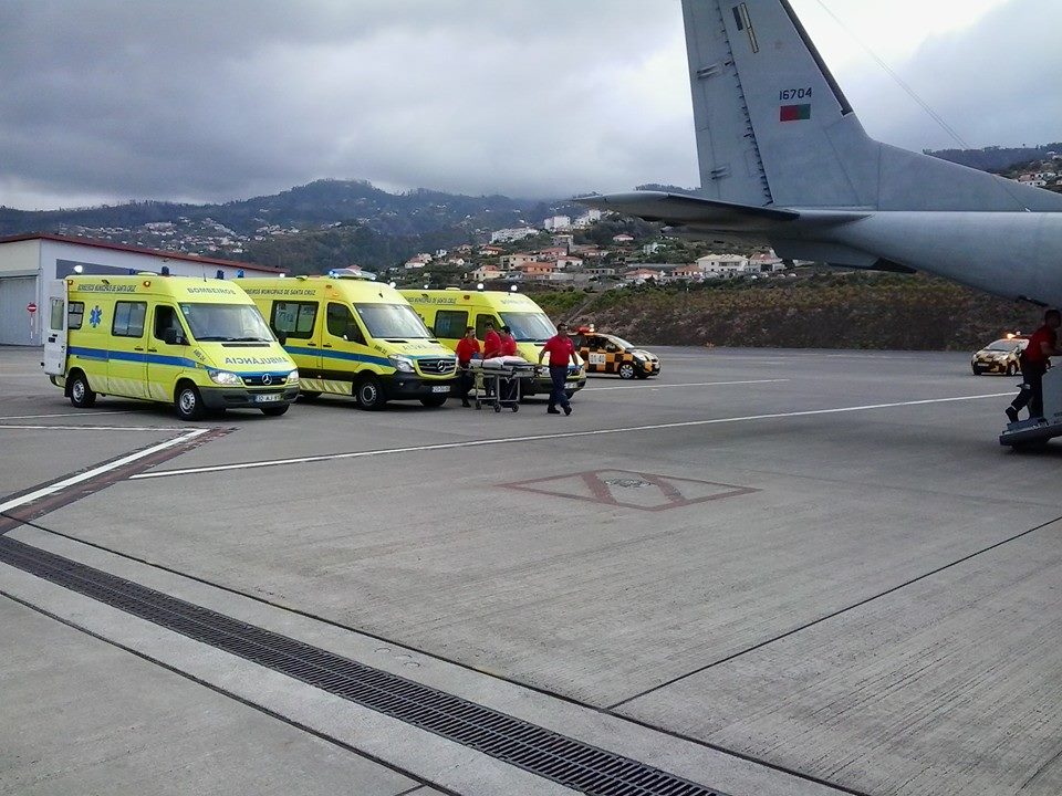 Seis Evacuações Aeromédicas durante o fim-de-semana Seis Evacuações Aeromédicas durante o fim-de-semana