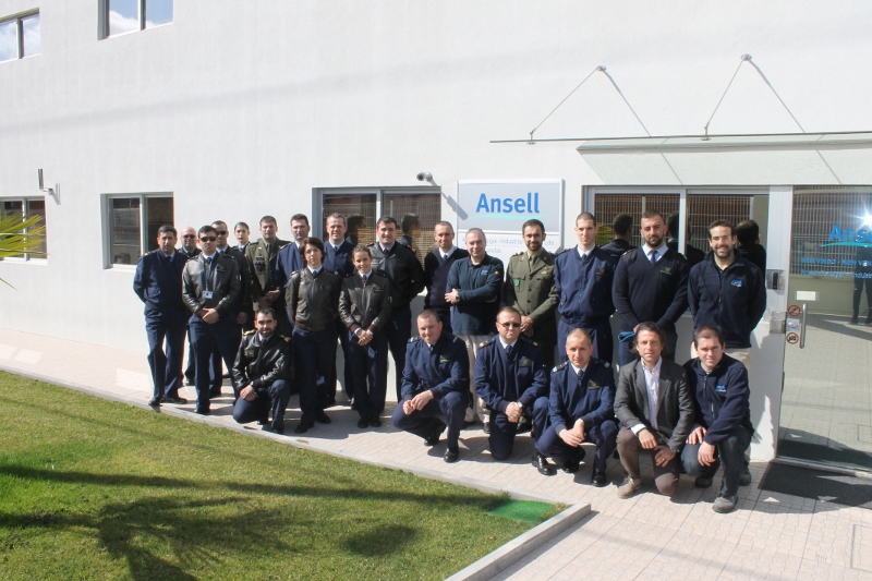 Curso de Técnico de Segurança no Trabalho: Visita à ANSELL Curso de Técnico de Segurança no Trabalho: Visita à ANSELL