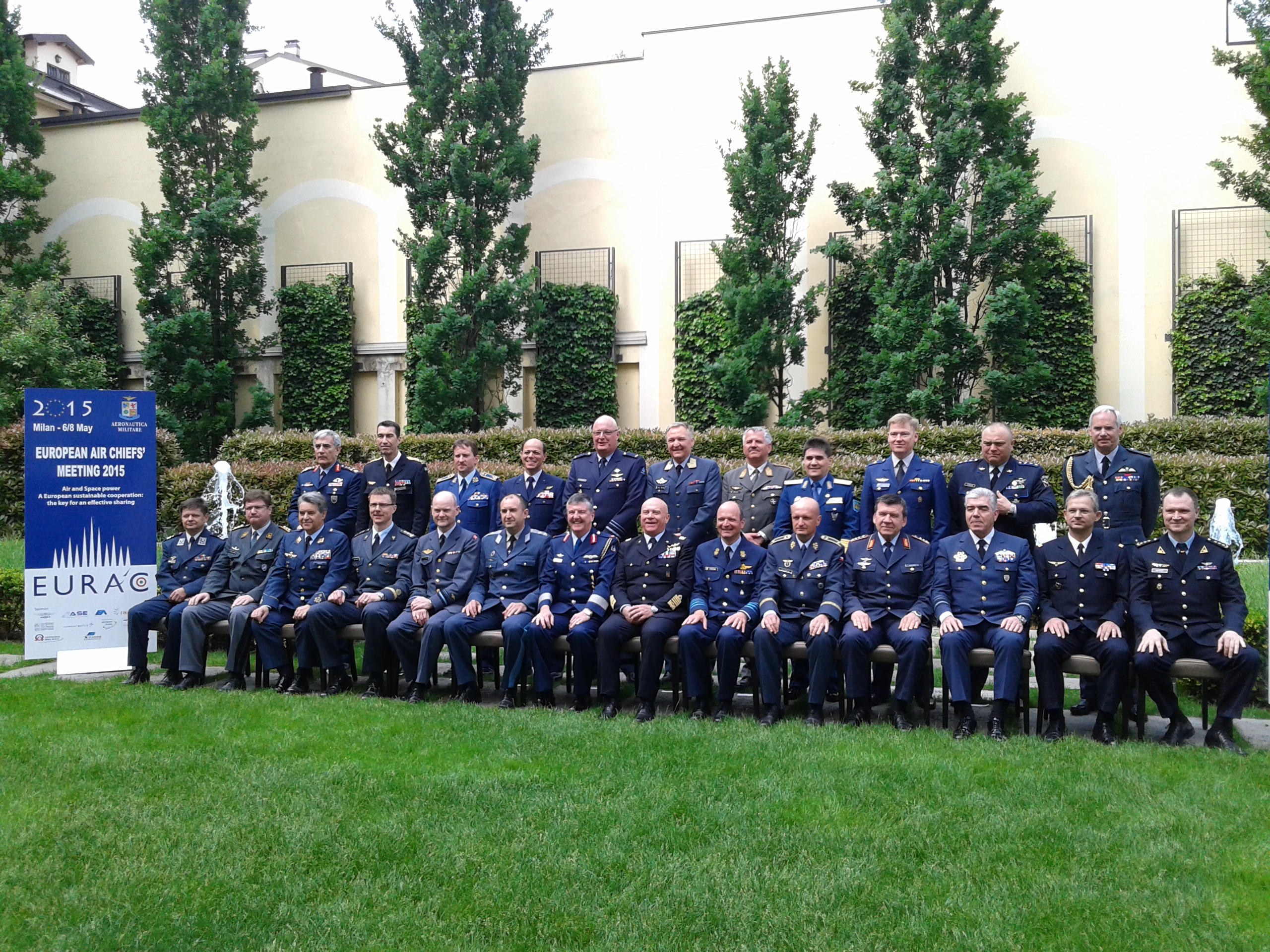 Chefe do Estado-Maior da Força Aérea na EURAC 2015 – Itália
