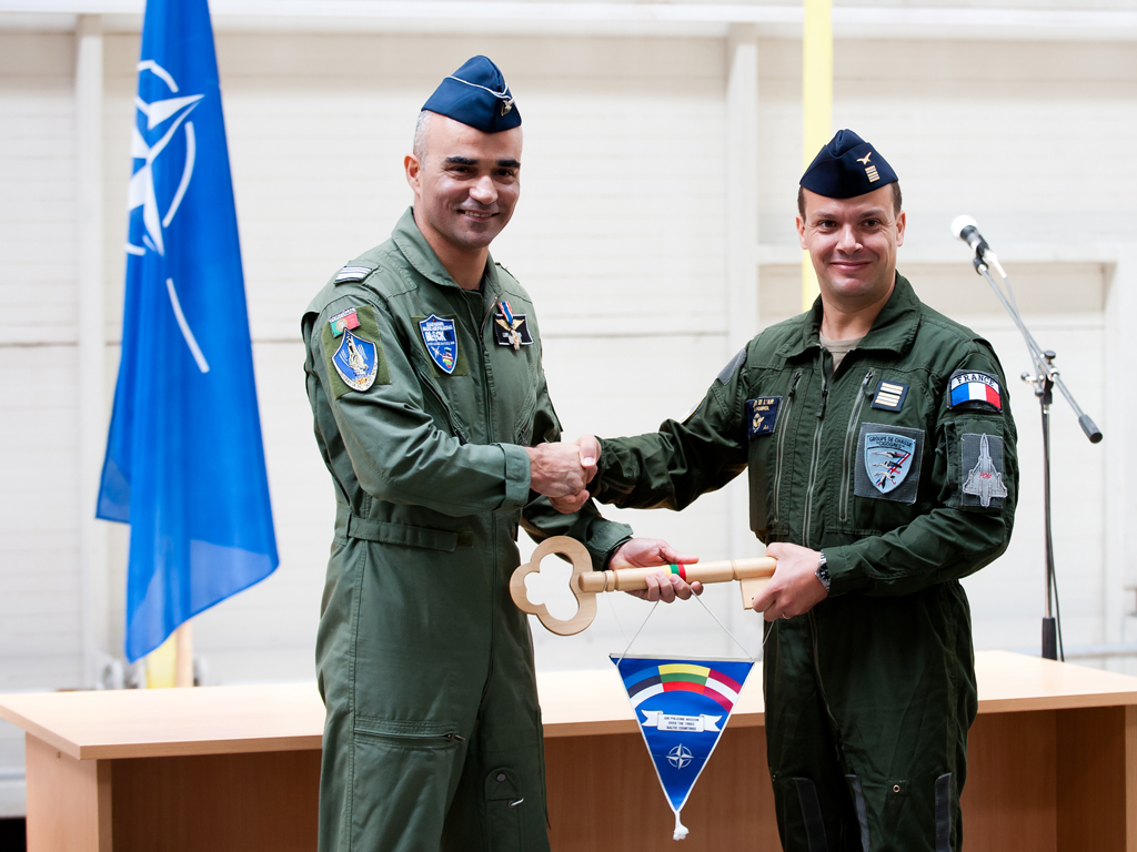 Cerimnia Handover/Takeover da misso Baltic Air Policing