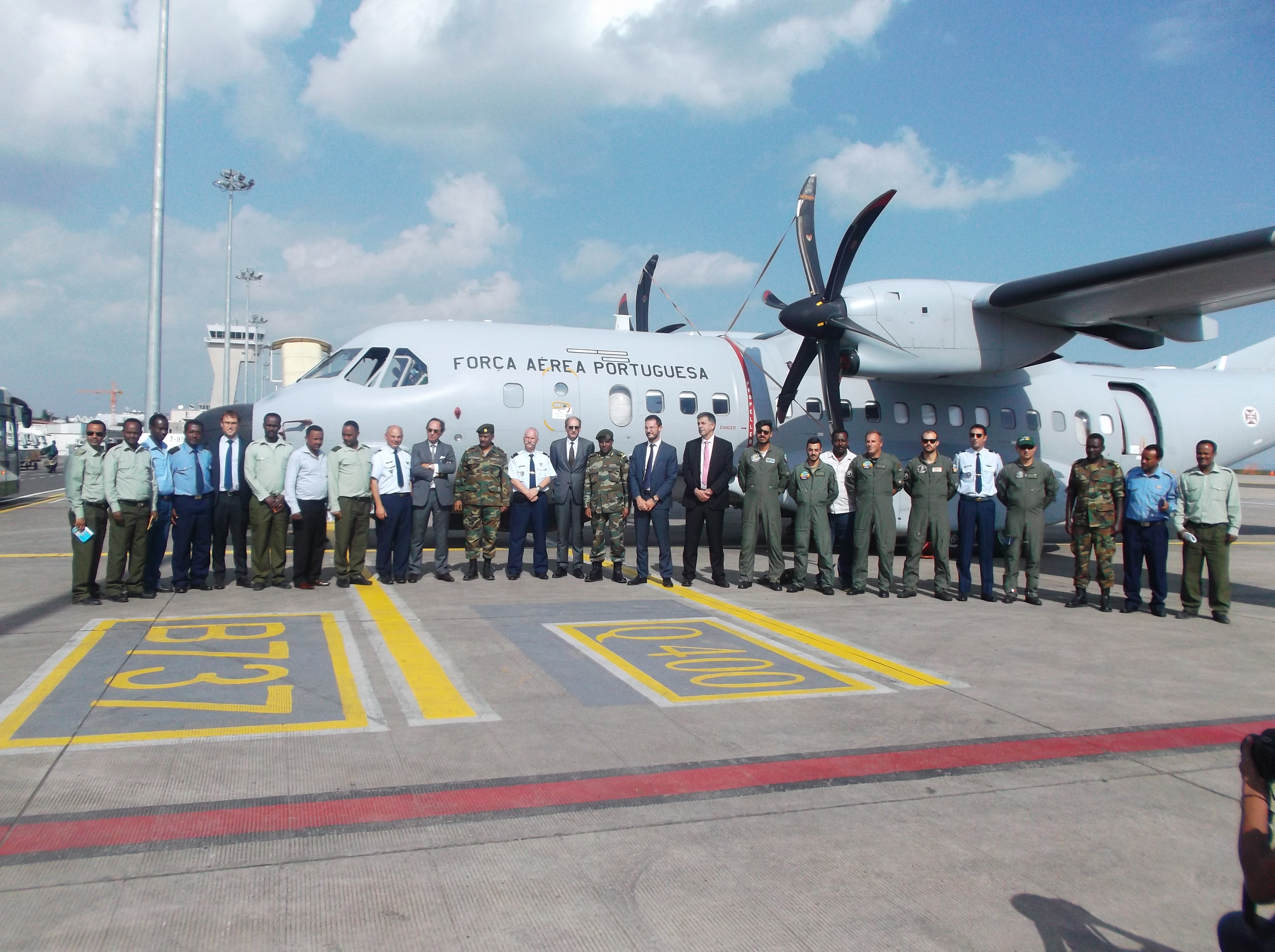 C-295M em visita  Etipia