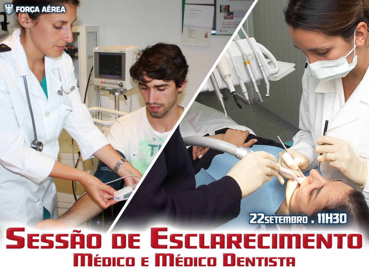 Força Aérea recruta médicos e médicos dentistas Força Aérea recruta médicos e médicos dentistas