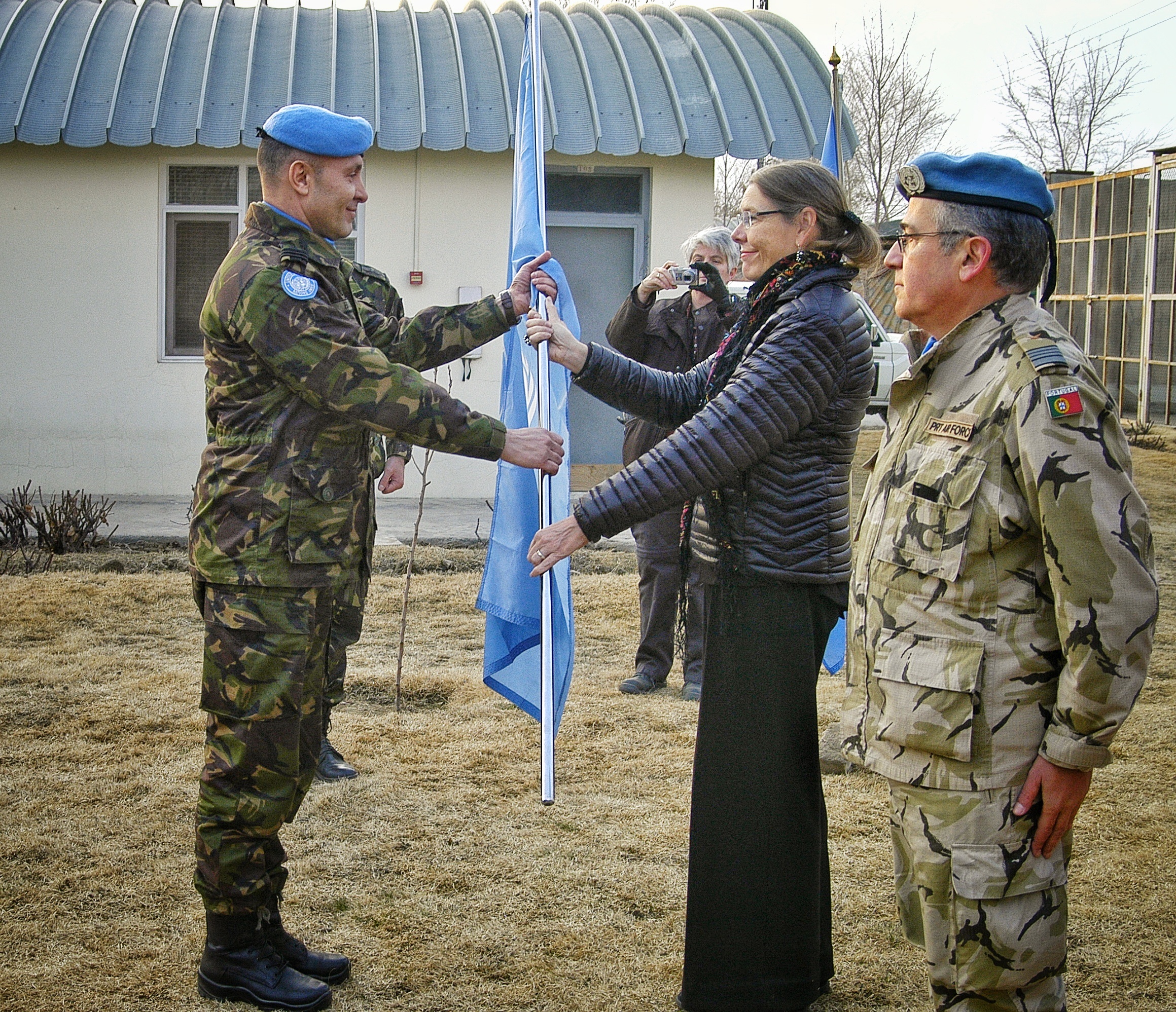 Rendio de comando da Unidade de Assessoria Militar da UNAMA