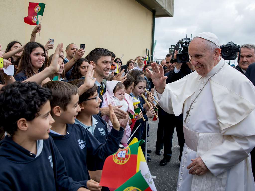 Papa Francisco voa com a Fora Area