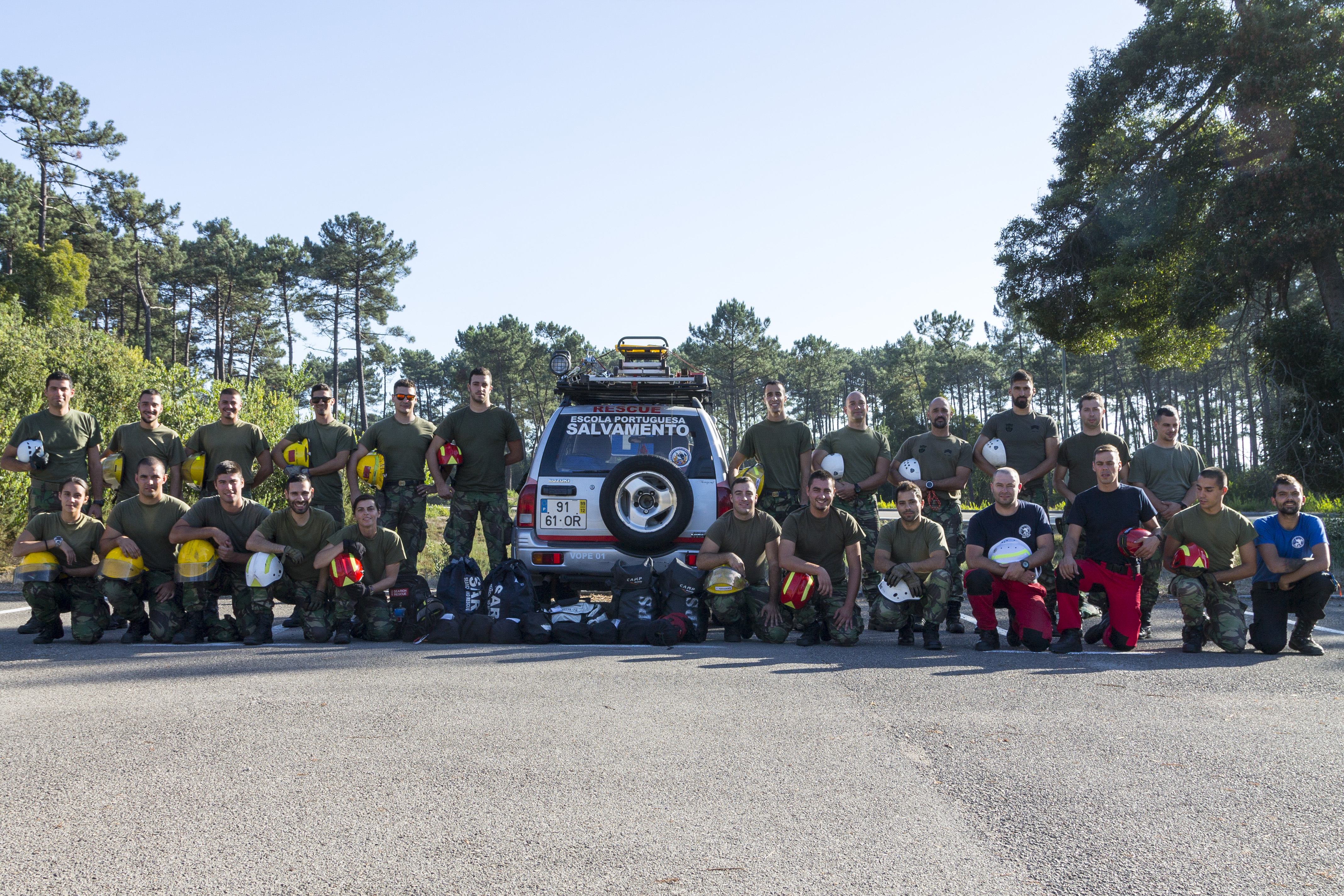 Curso de Salvamento Tcnico por Cordas no AM1