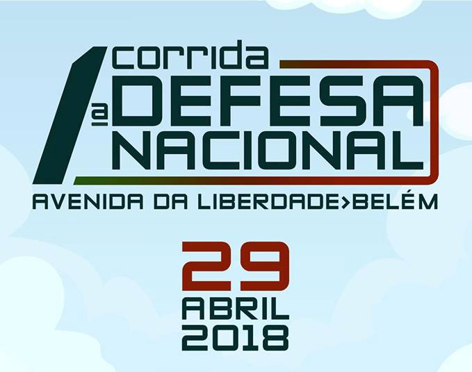 1. Corrida da Defesa Nacional no dia 29 de abril