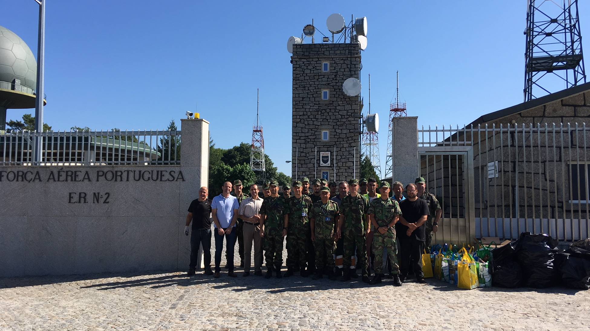 Estao de Radar N.2 recolhe 700 litros de resduos