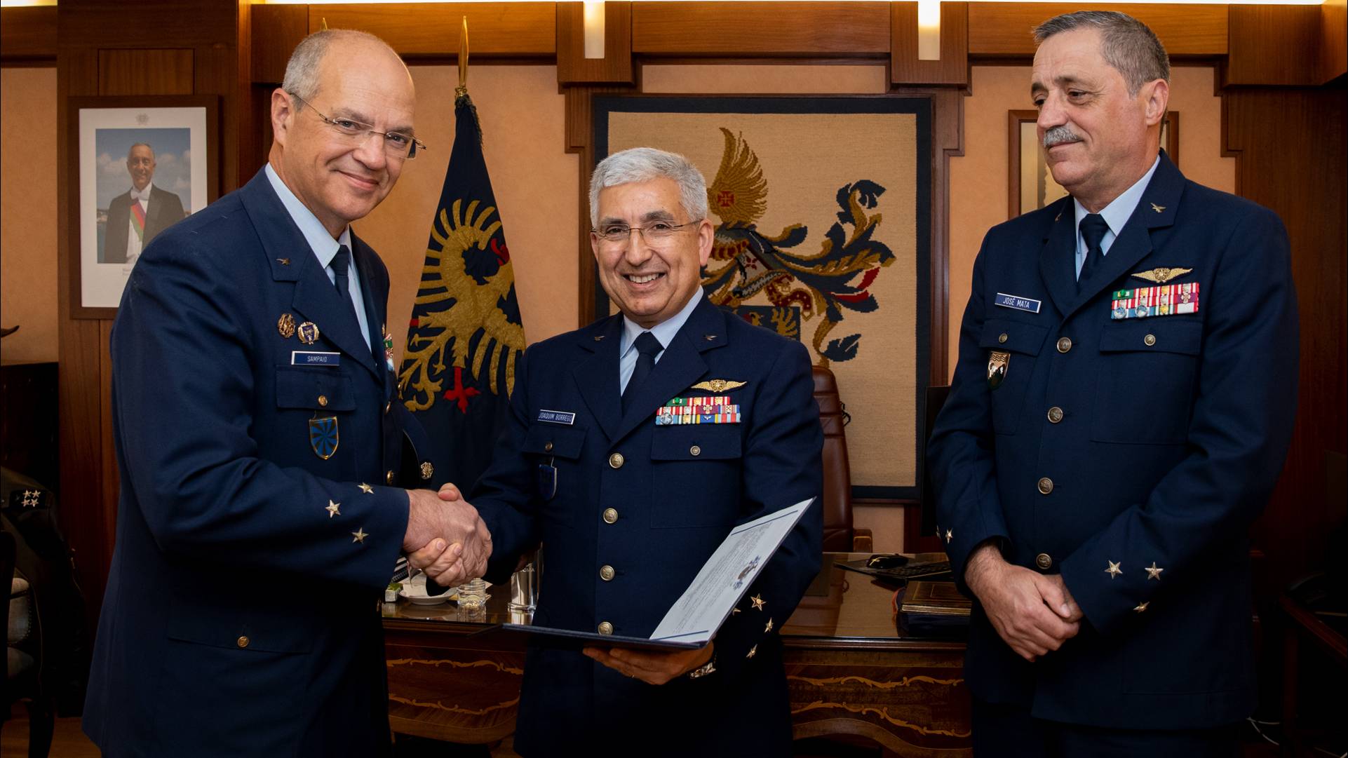 Tenente-General Sílvio Sampaio cessa funções de Vice-CEMFA Tenente-General Sílvio Sampaio cessa funções de Vice-CEMFA