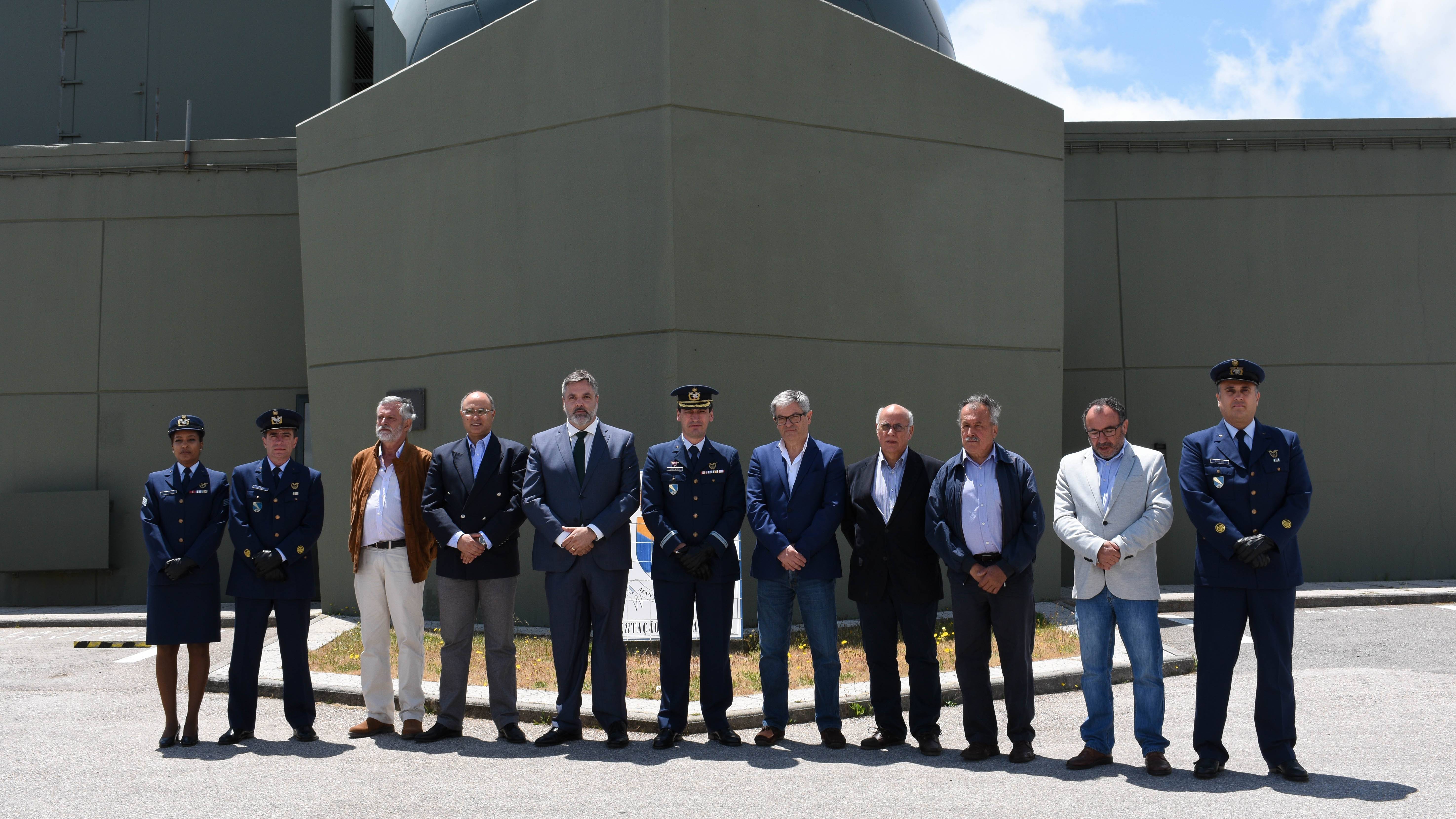 Presidente da Cmara de Monchique visita Estao de Radar N. 1