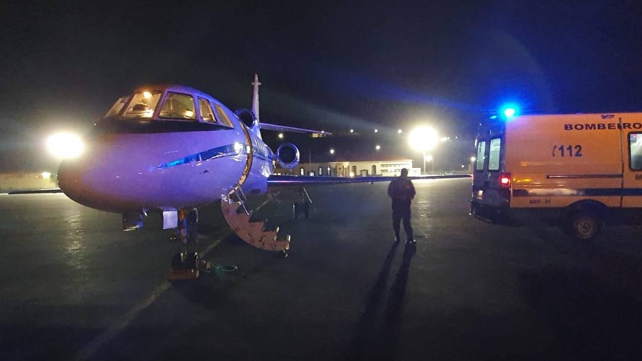 Transporte médico urgente dos Açores para o Continente Transporte médico urgente dos Açores para o Continente