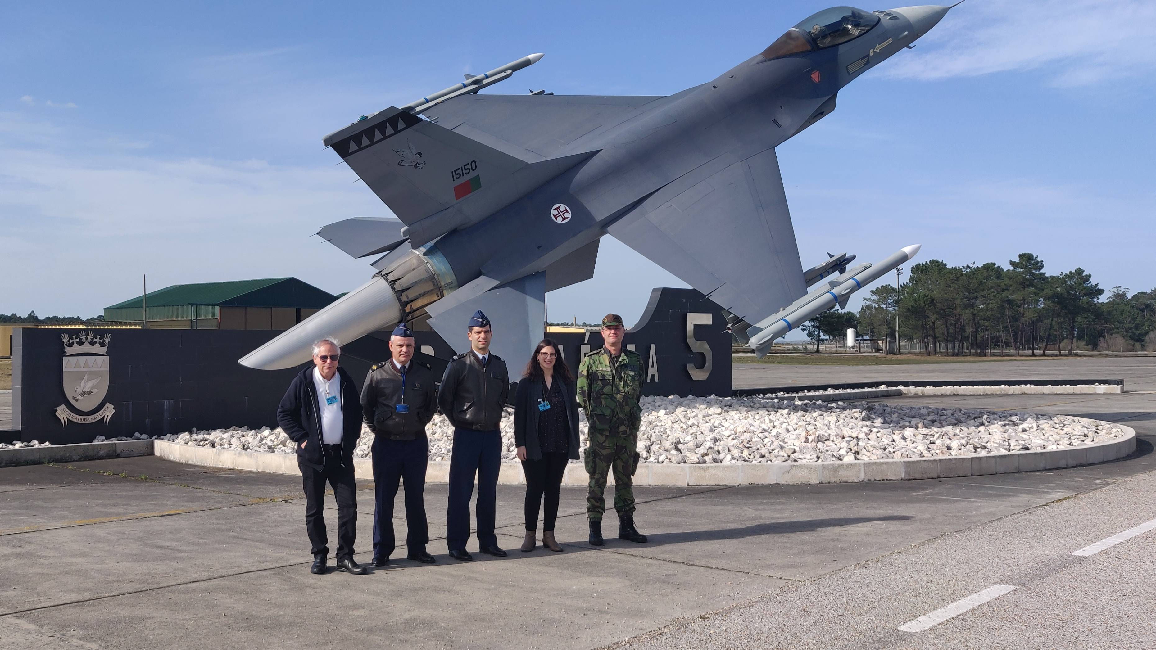 Testes do novo sistema de Guerra Eletrónica na frota F-16MLU em Monte Real Testes do novo sistema de Guerra Eletrónica na frota F-16MLU em Monte Real