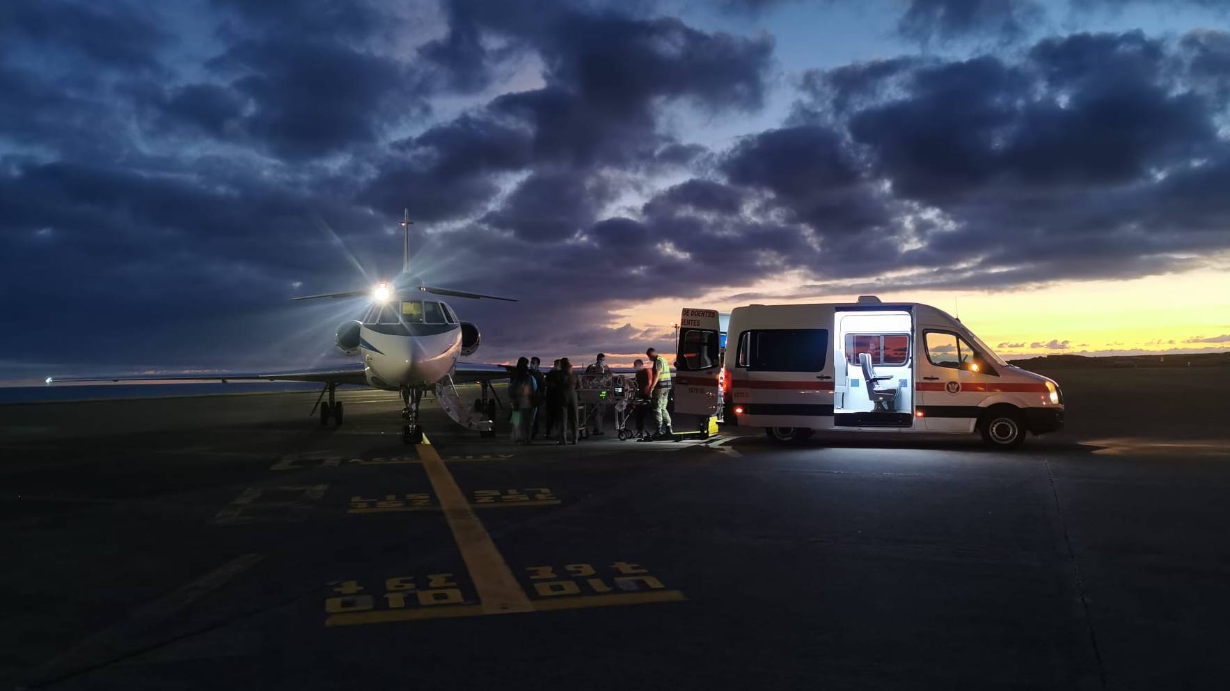 Fora Area transporta recm-nascida dos Aores para o Continente