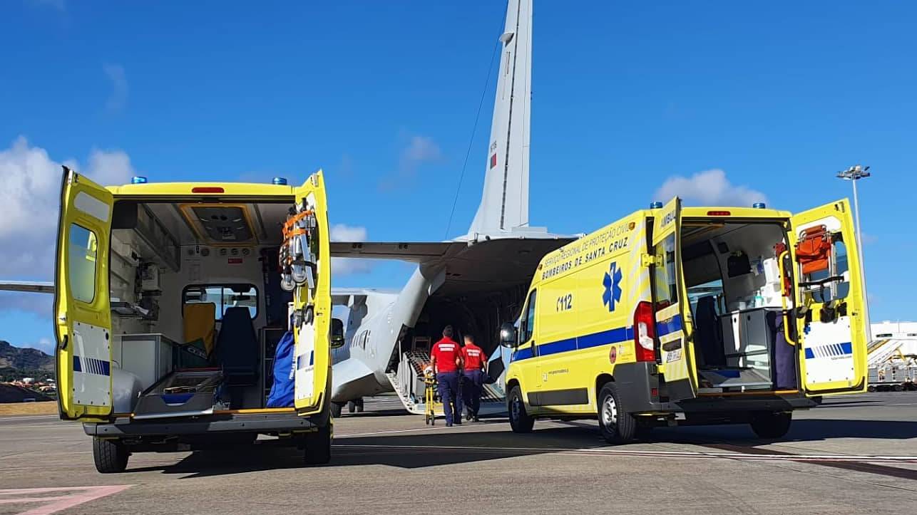 Esquadra 502 ativada para transportar trs doentes na Madeira