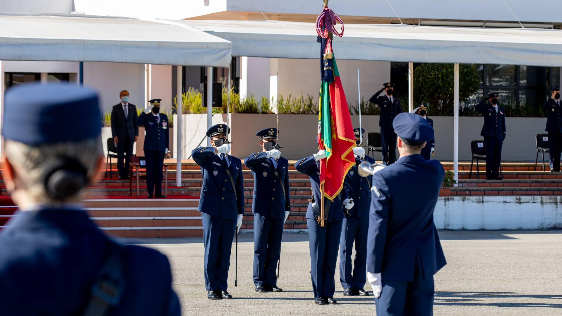 Juramento de Bandeira dos alunos da Academia