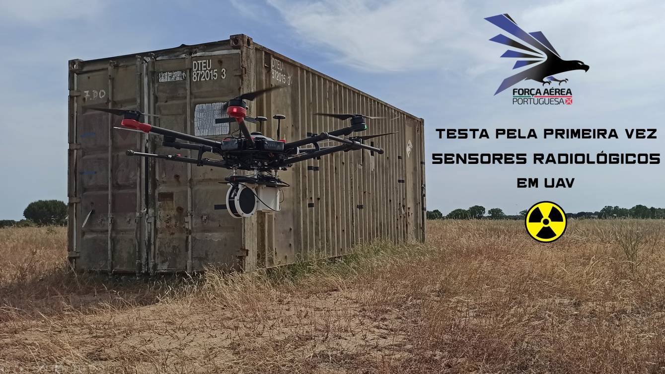 Fora Area testa sensores radiolgicos em UAVs pela primeira vez