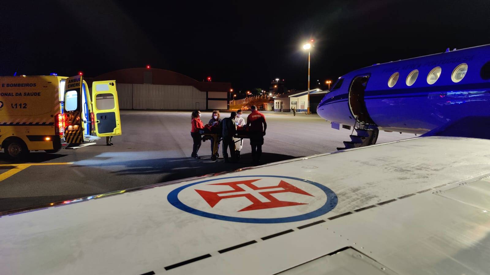 Sete pessoas transportadas de urgncia em 24 horas