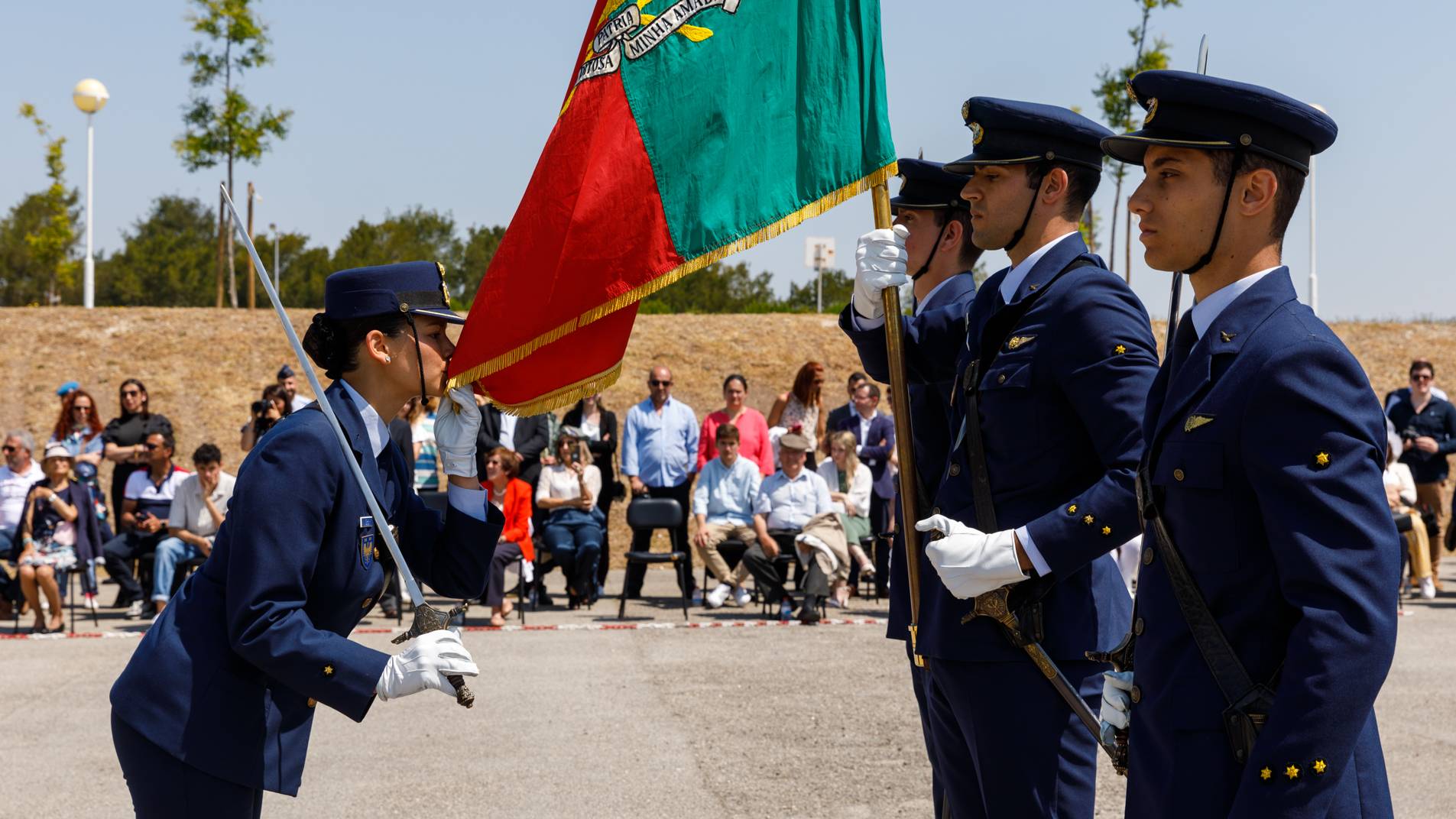 Juramento de Bandeira na Academia da Força Aérea
