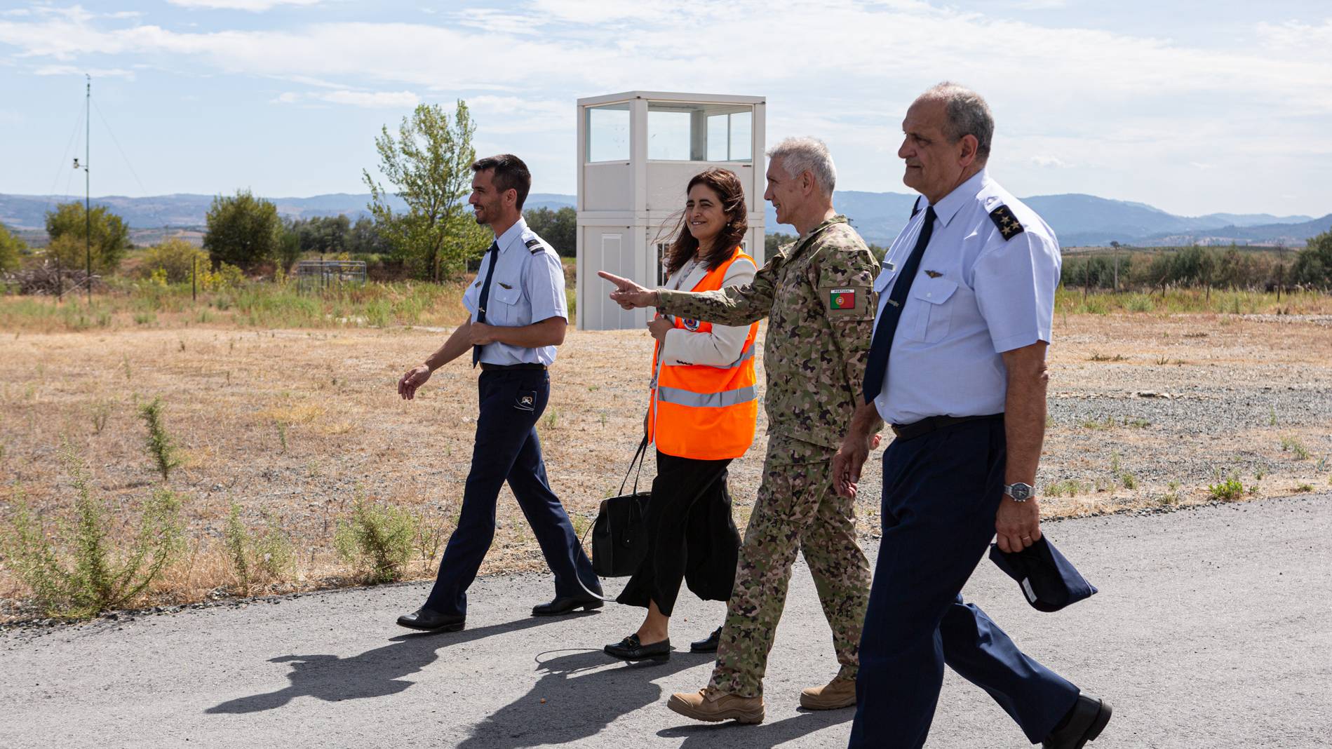 CEMGFA visita meios da Força Aérea em Mirandela
