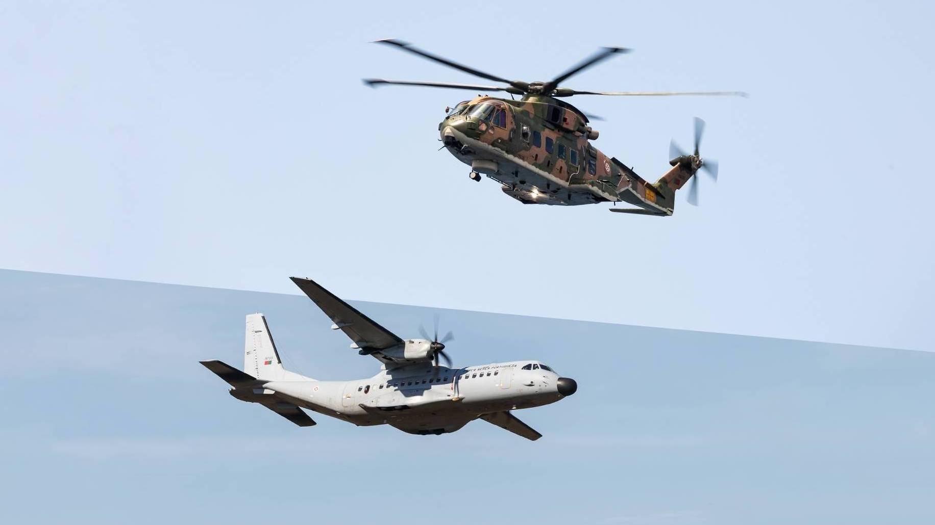 Força Aérea: Dia agitado em missões de apoio à população Força Aérea: Dia agitado em missões de apoio à população
