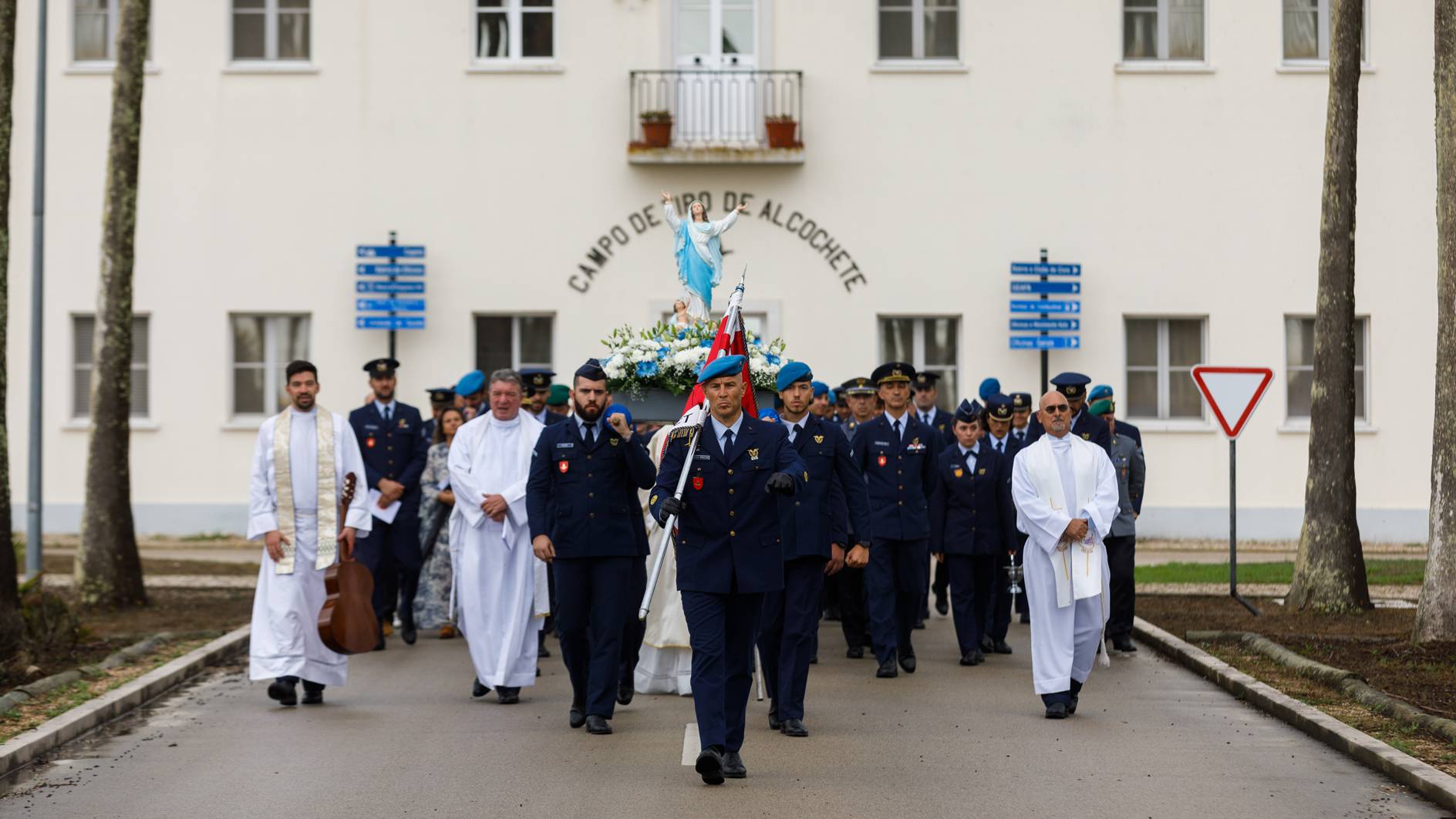 Campo de Tiro: Nossa Senhora do Ar homenageada Campo de Tiro: Nossa Senhora do Ar homenageada