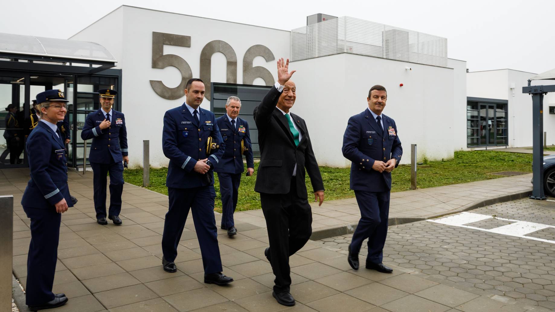 Presidente da República visita Esquadra 506 Presidente da República visita Esquadra 506