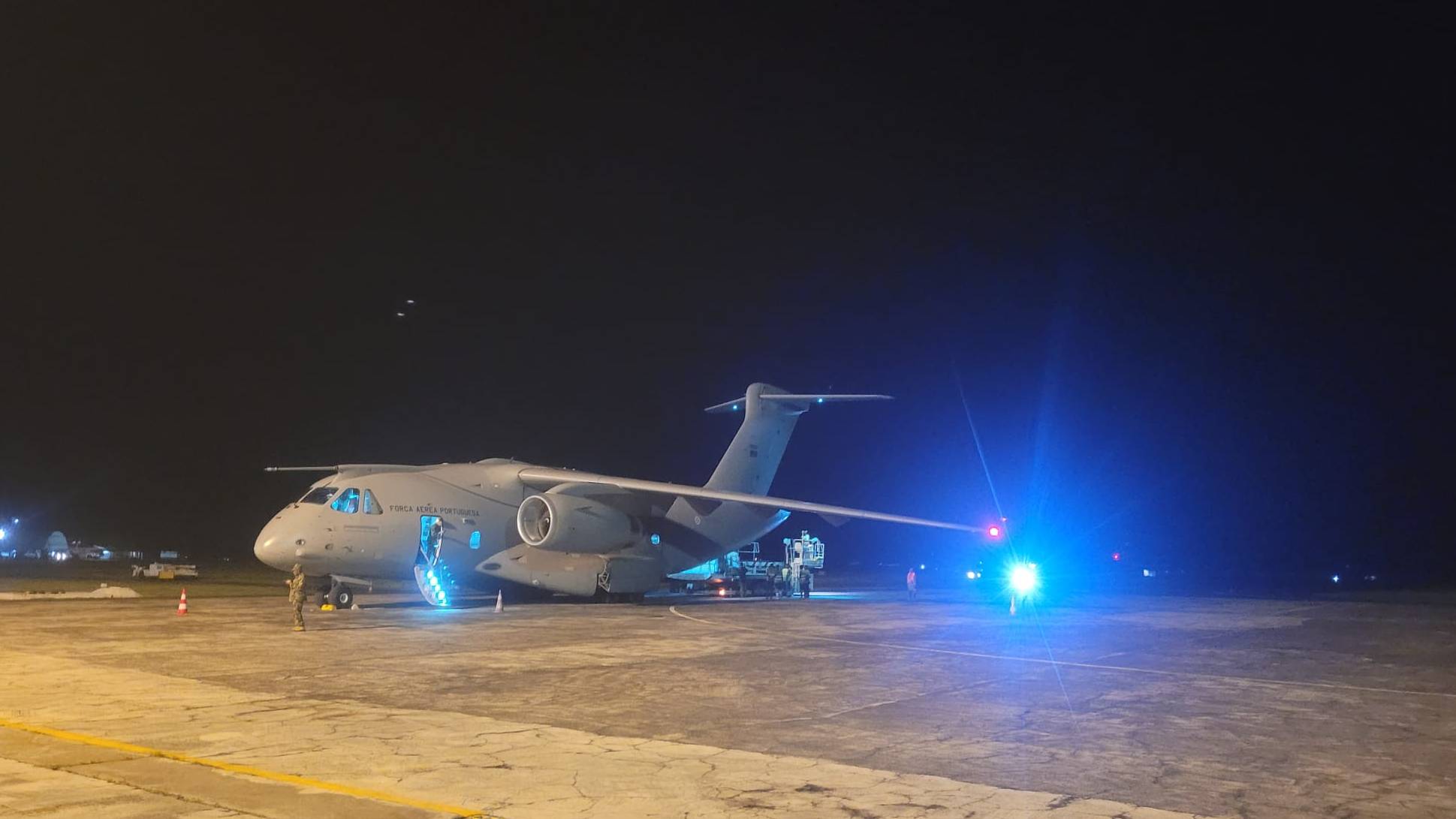 KC-390 voa pela primeira vez para S. Tom e Prncipe