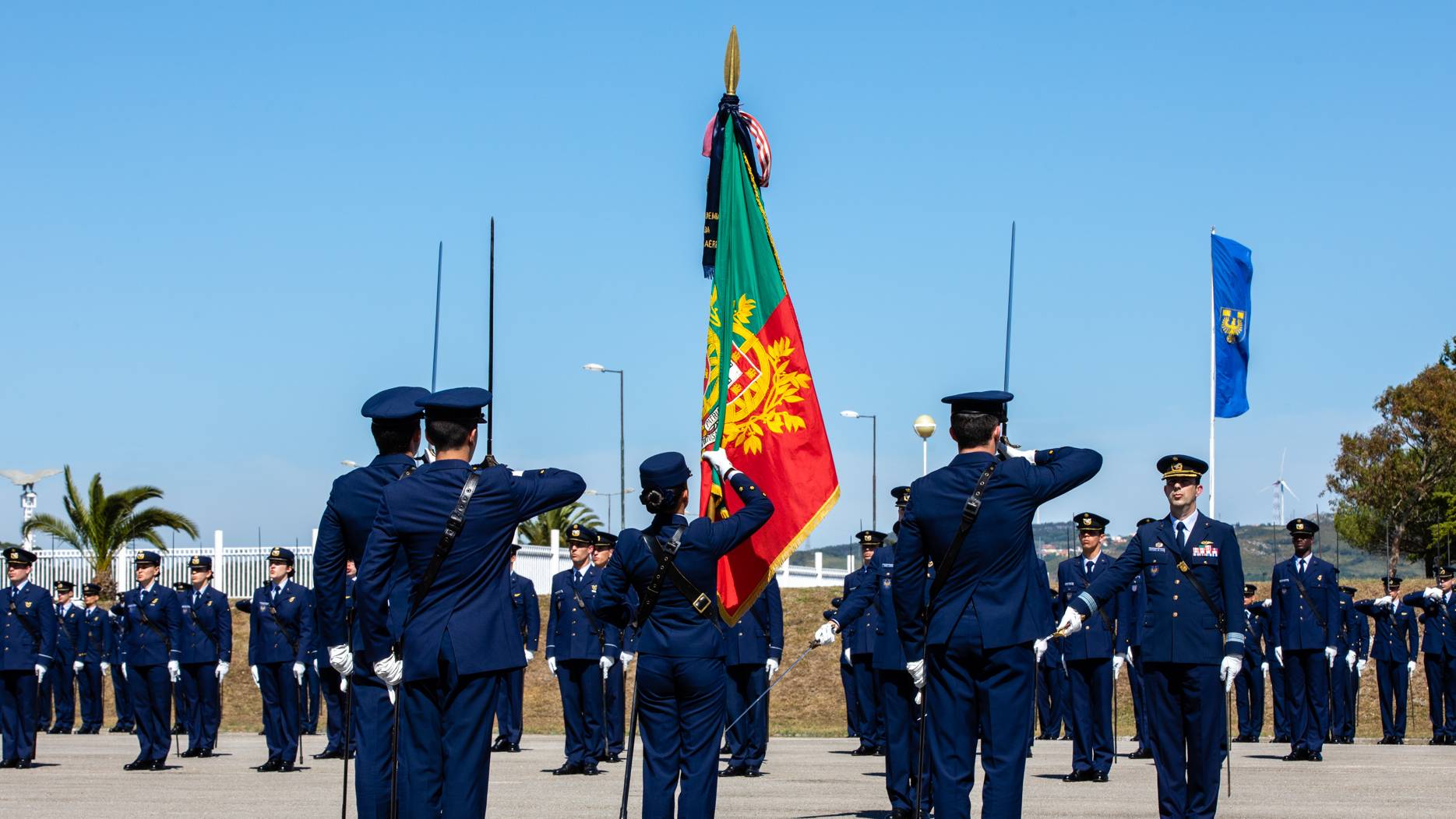 Juramento de Bandeira na Academia da Fora Area