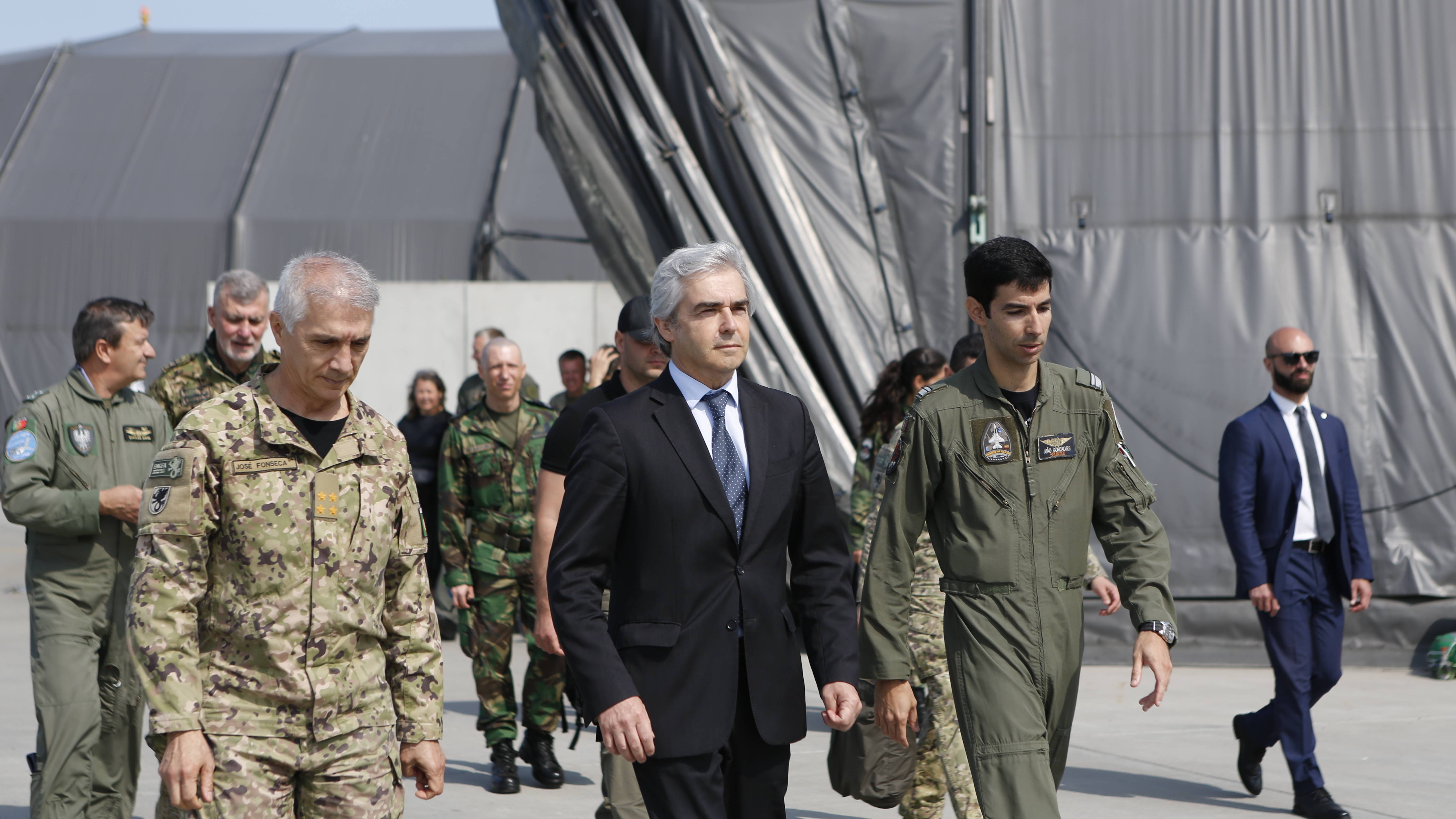 EAP24:  Destacamento da Fora Area recebe visita do Ministro da Defesa Nacional