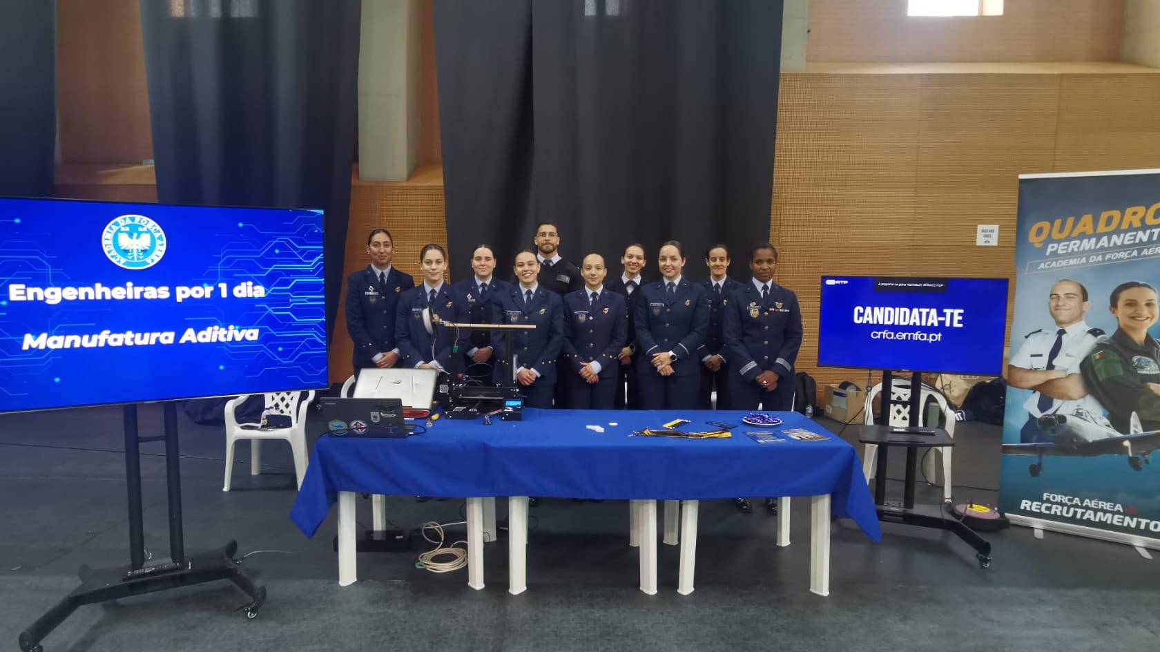 Fora Area marca presena no 'Engenheiras por um Dia'