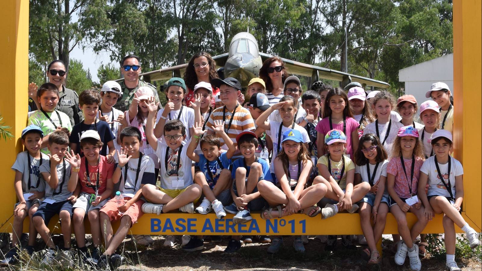 Alunos de Beringel visitam Base Area N. 11