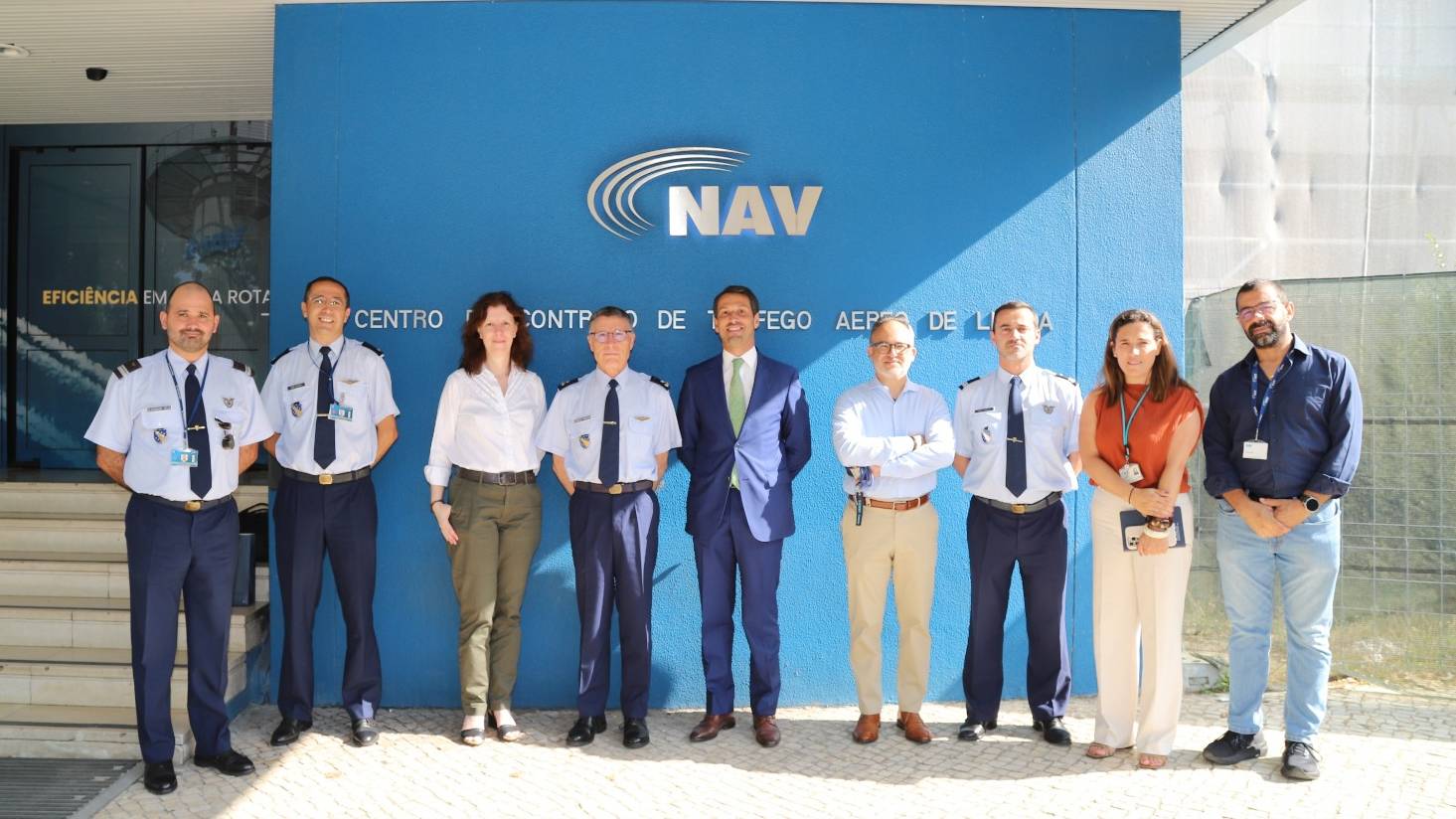 Comandante Areo visita a NAV Portugal