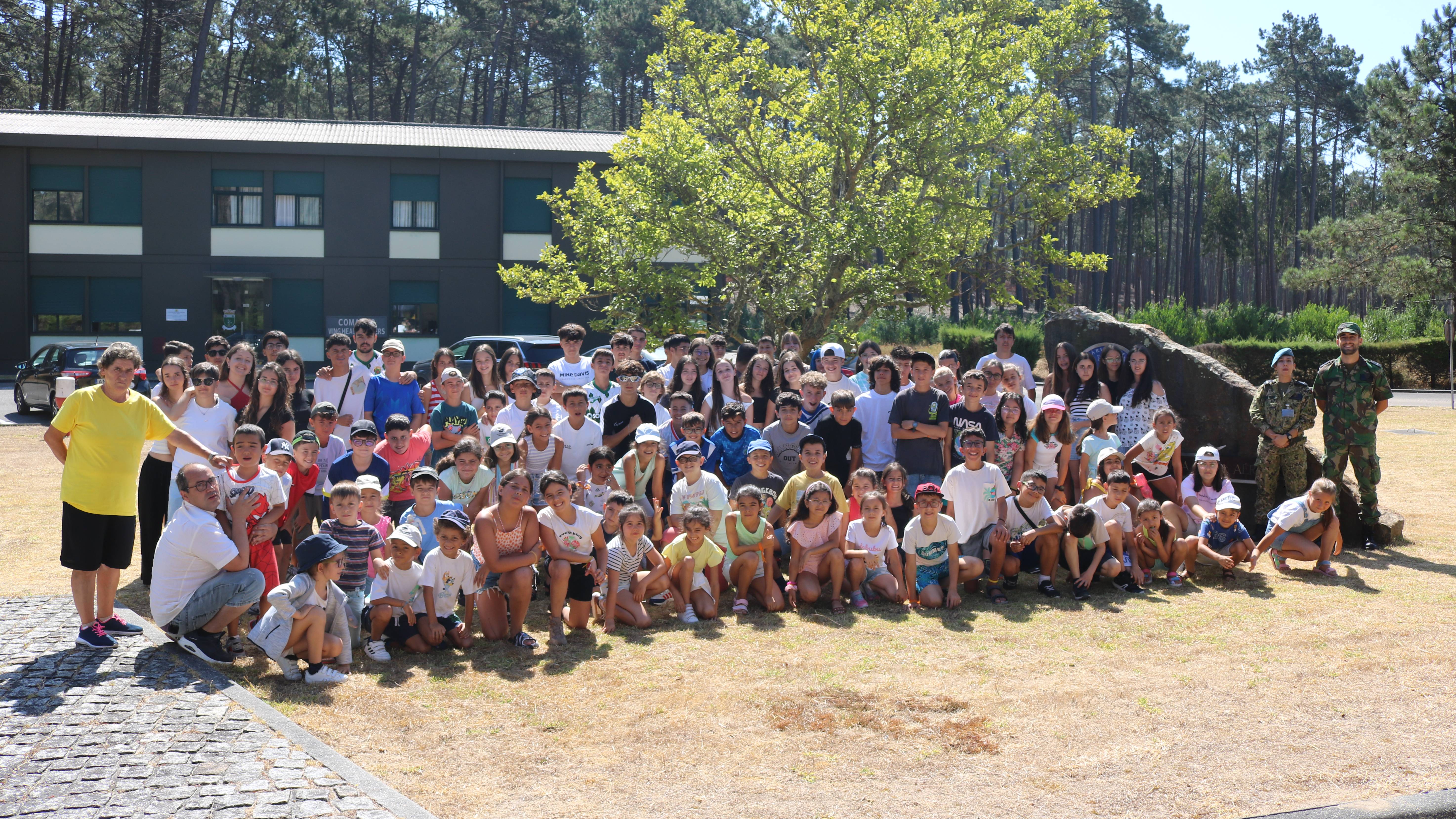 Alunos de Paos de Ferreira visitam Base Area N. 8