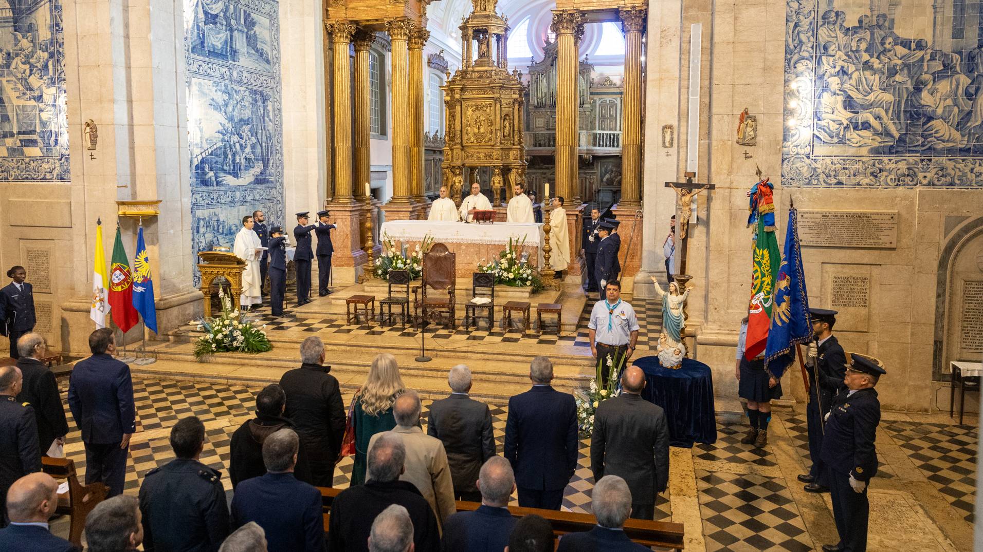 Celebrada missa em honra da Padroeira da For�a A�rea