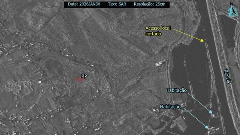 Kristin: For�a A�rea refor�a apoio com imagens de sat�lite