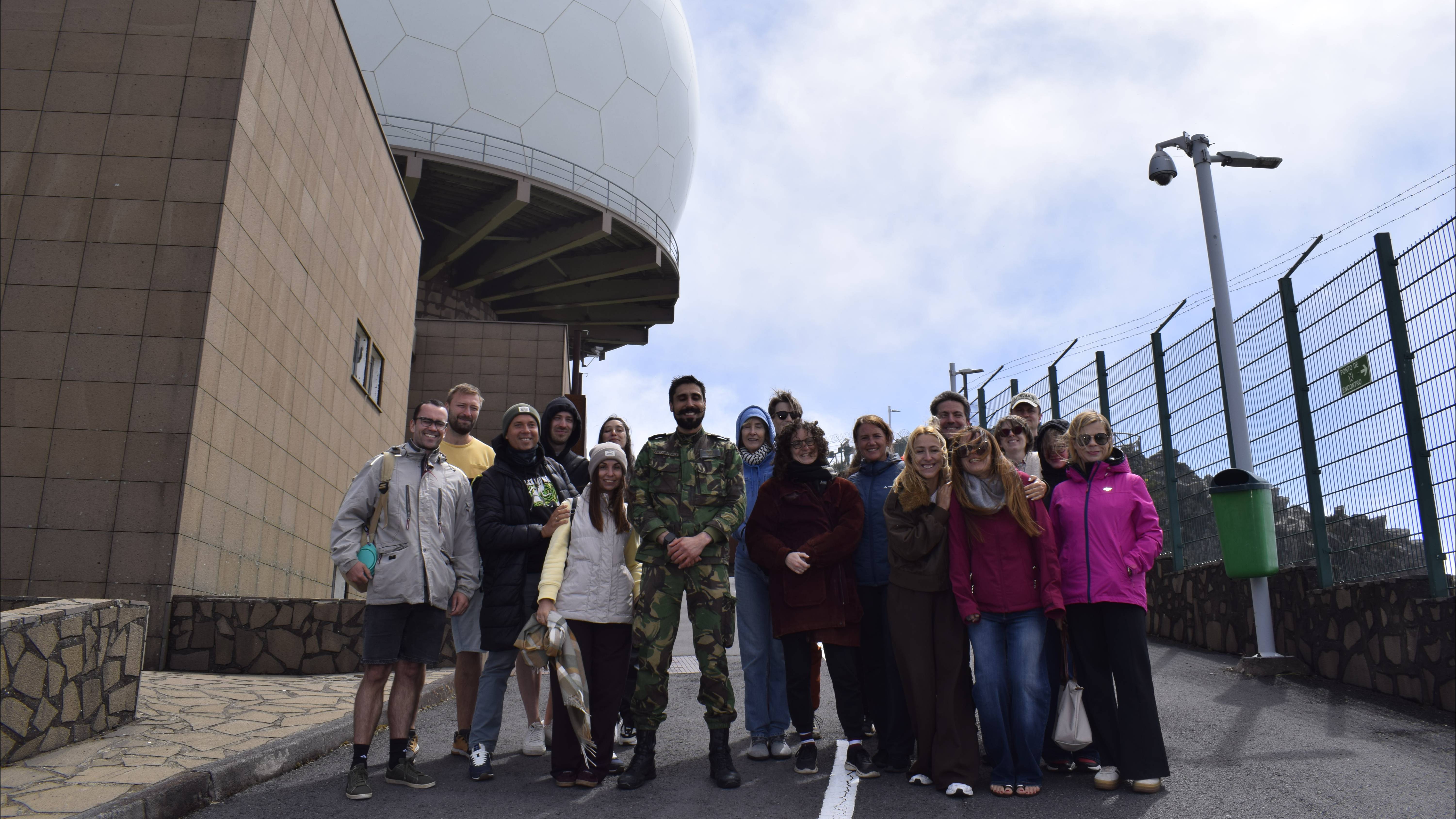 Esta��o de Radar N.� 4 recebe Madeira Friends