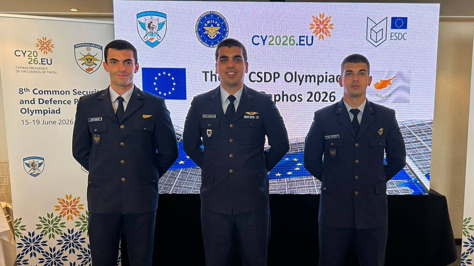 Alunos da Academia da For�a A�rea participam nas Olimp�adas de CSDP