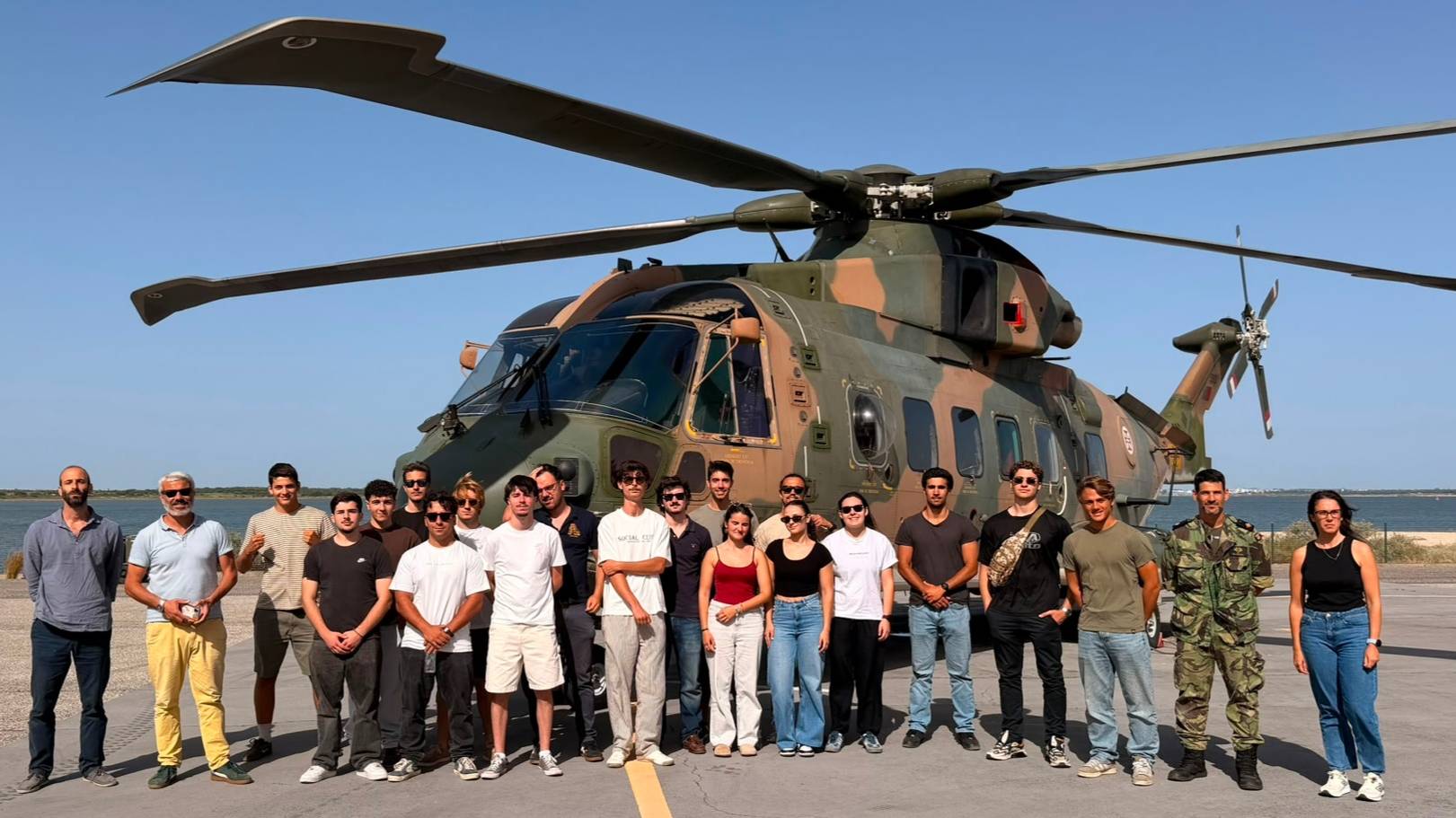 “Pumas” recebem alunos da Licenciatura em Pilotagem